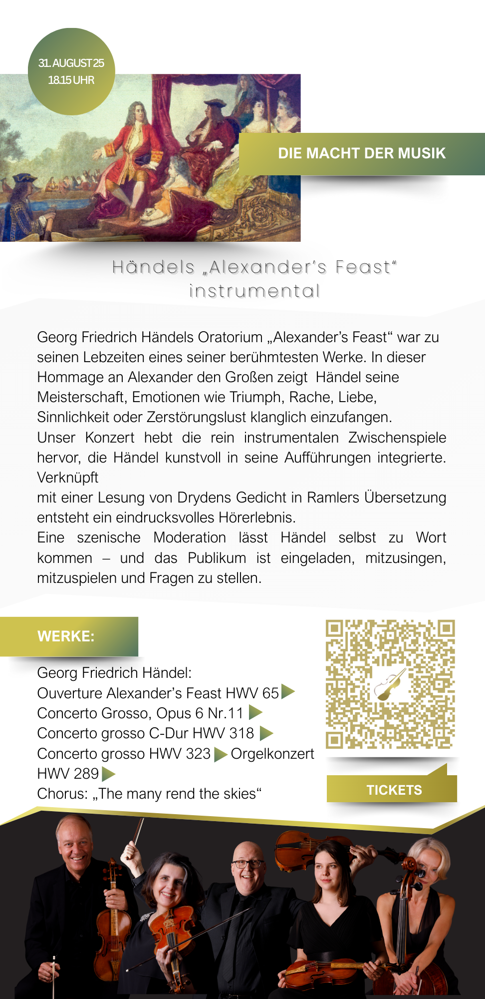 1. Konzert am 31.08.2025