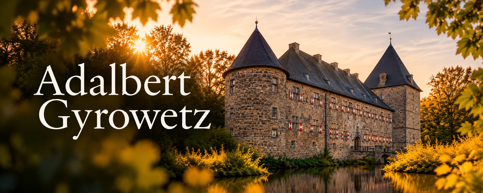 Adalbert Gyrowetz am Schlossweiher