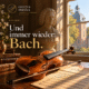 Konzertposter mit Bach und Violine - KI generiert